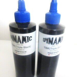 Dynamic Color Co. TBK Triple Black Premium Tattoo INK 8 fl oz 240 ml